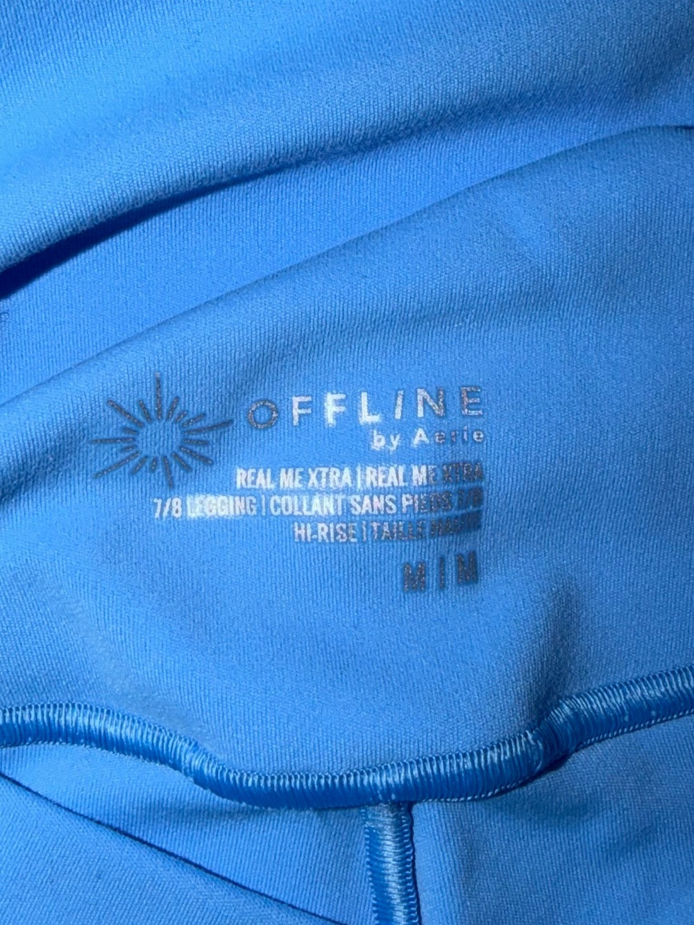 aerie Vibrant Blue 7/8 Leggings
